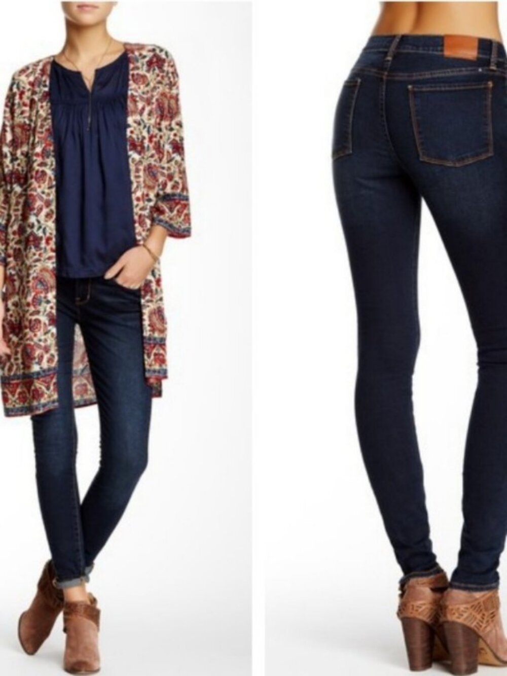 Lucky Brand Dark Wash Brooklyn Skinny Jeans Size 2/26 #2376
